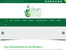 Tablet Screenshot of cleanteenpublishing.com